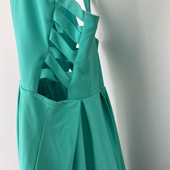 Boutique Seafoam Corset Detail Mini Dress - Picture 2 of 5